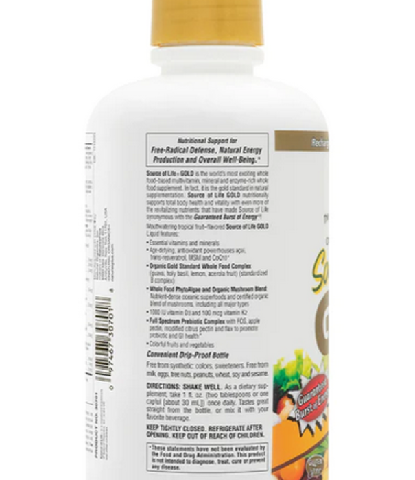 NATURE'S PLUS Nature's Plus Source Of Life Gold Liquid, 30oz.