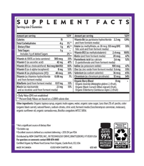 NEW CHAPTER New Chapter Kid's Multi Vitamin Gummy, 60ct