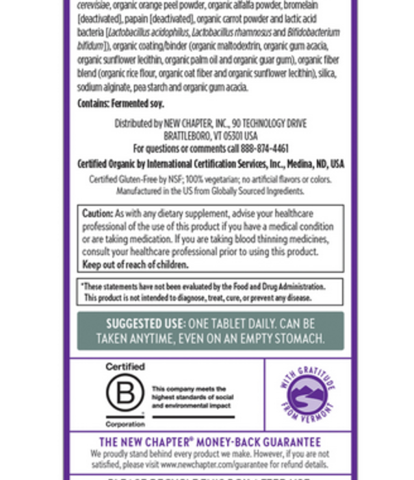 NEW CHAPTER New Chapter Every Man's One Daily 40+ 96t