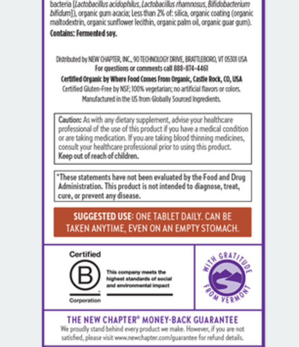 NEW CHAPTER New Chapter Every Man's One Daily, 48t