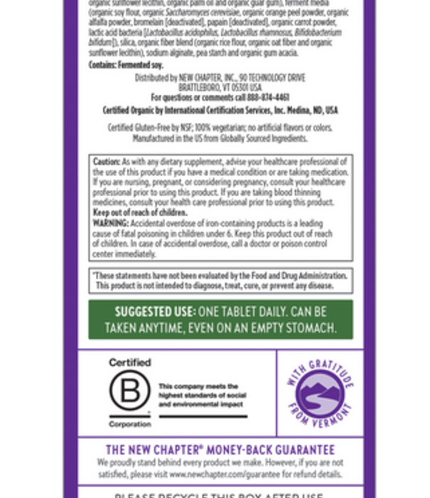 NEW CHAPTER New Chapter Every Woman's One Daily, 48t