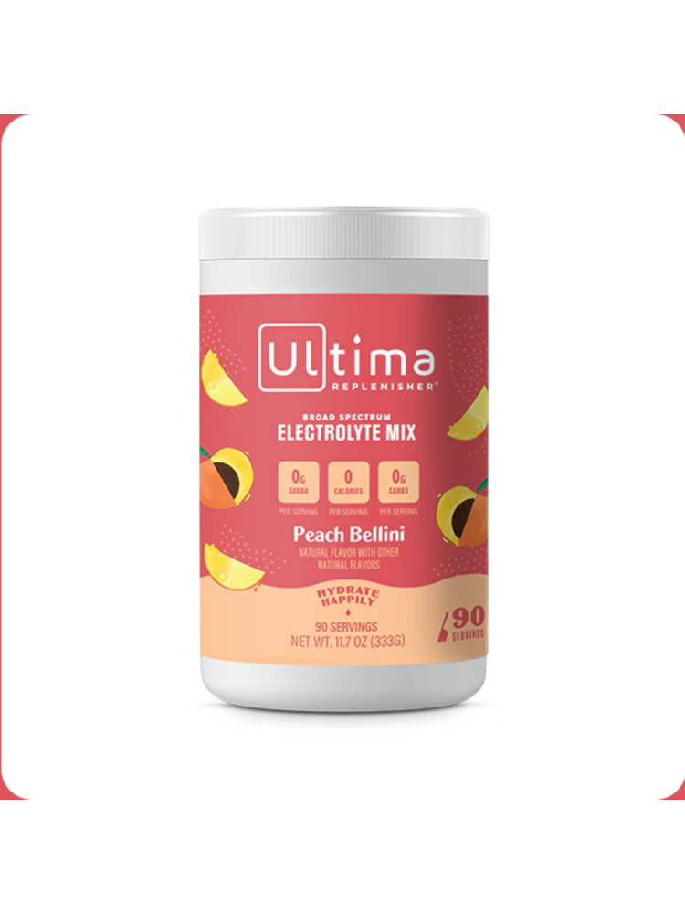 Ultima Replenisher Ultima Peach Bellini Canister, 90 servings
