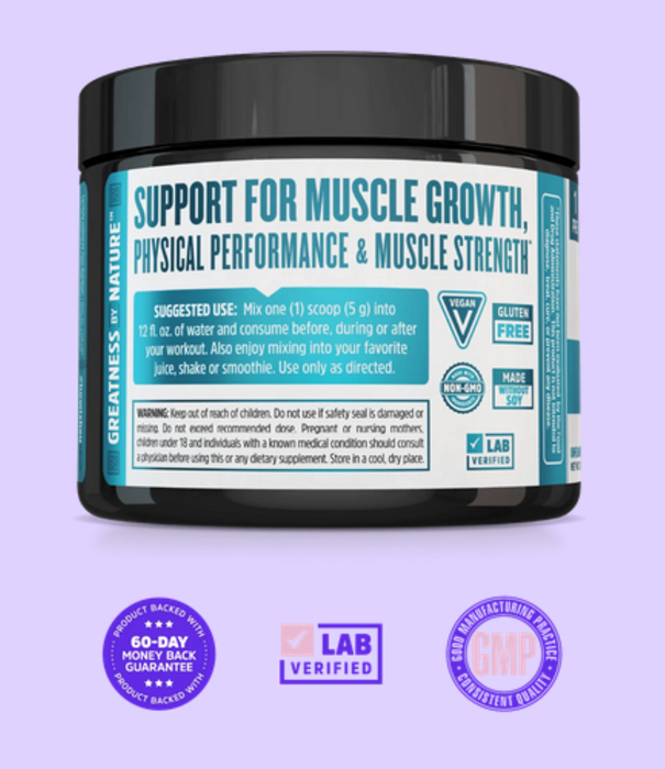 Zhou Nutrition Creatine Powder, Unflavored, 225g