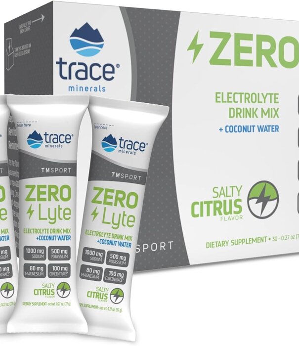 Trace Minerals ZeroLyte Lime, 30ct