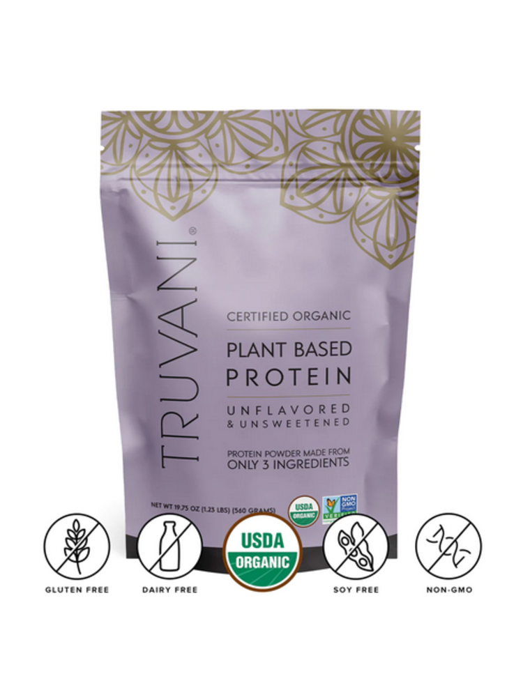 Truvani Unflavored Plant Protein Powder, 25.75oz.