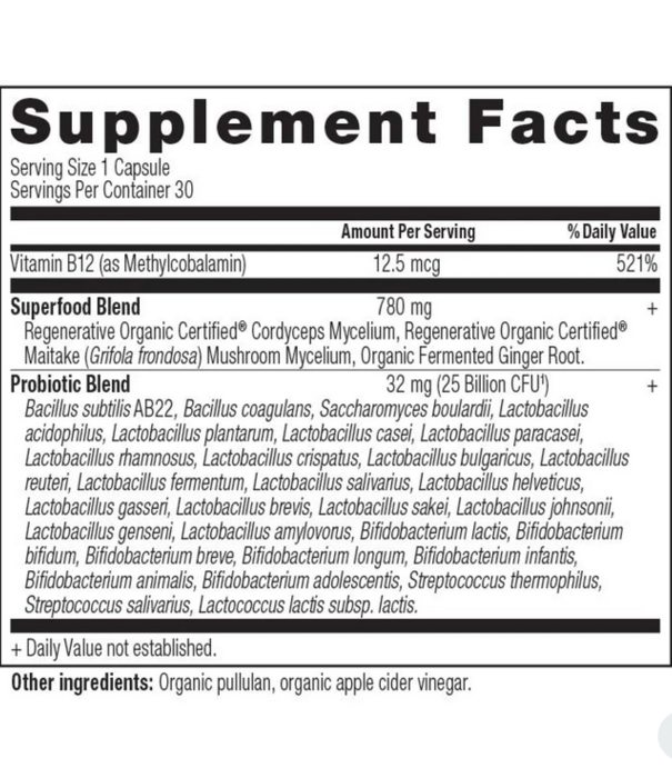 Ancient Nutrition ROC Daily Probiotic Once Daily, 30ct, Ref