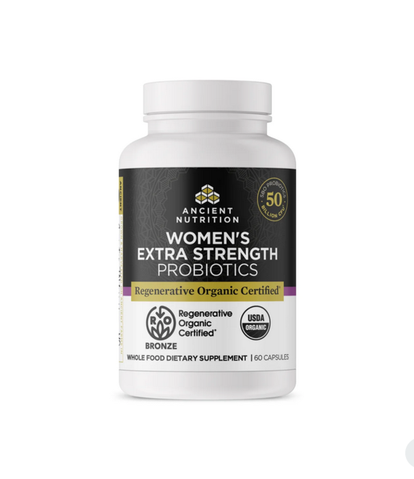 Ancient Nutrition ROC Womens Extra Strength Probiotic, 60ct, Ref DISCO