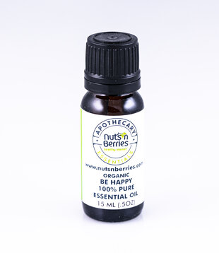 Apothecary Essentials Essential Oil Blend, Be Happy, 15ml.