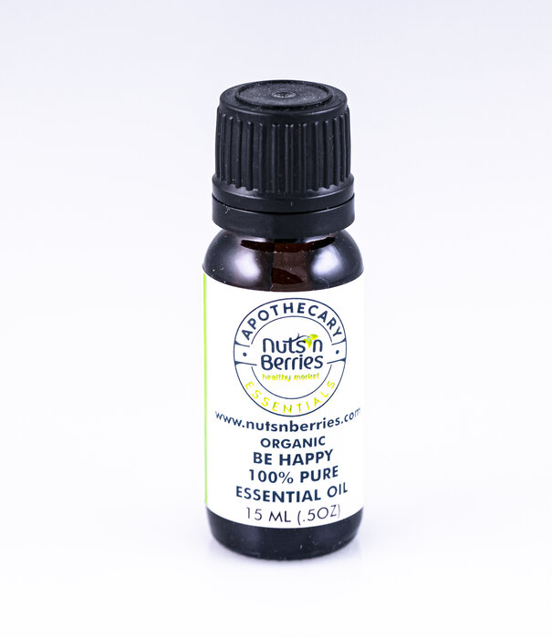 Apothecary Essentials Apothecary Essentials Essential Oil Blend, Be Happy, 15ml.