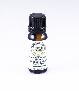 Apothecary Essentials Essential Oil Blend,  Migraine Relief, 15ml.
