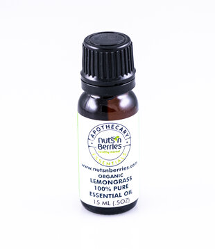 Apothecary Essentials Essential Oil, Lemongrass, 15ml.