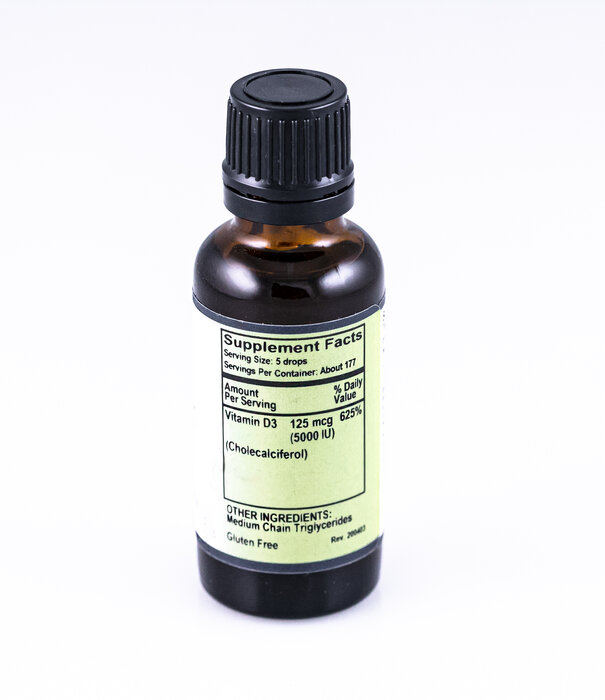 Apothecary Essentials D3, 5000IU, Unflavored, 1oz