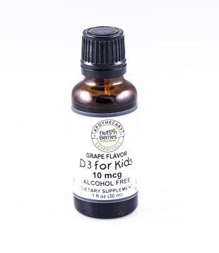 Apothecary Essentials Kid's D3, 400IU, Grape, 1oz DISCO