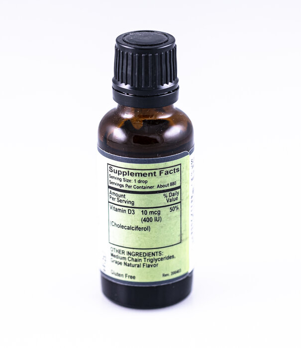 Apothecary Essentials Kid's D3, 400IU, Grape, 1oz DISCO