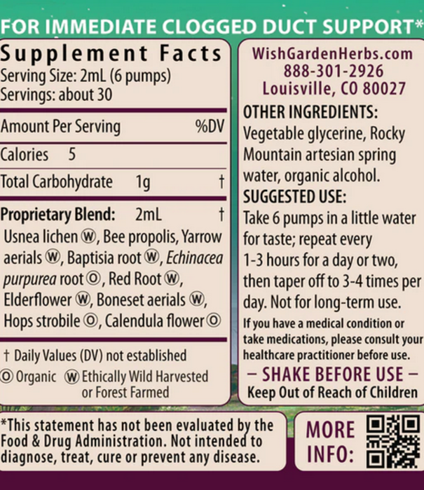 WishGarden Herbs Happy Ducts, 2oz pump