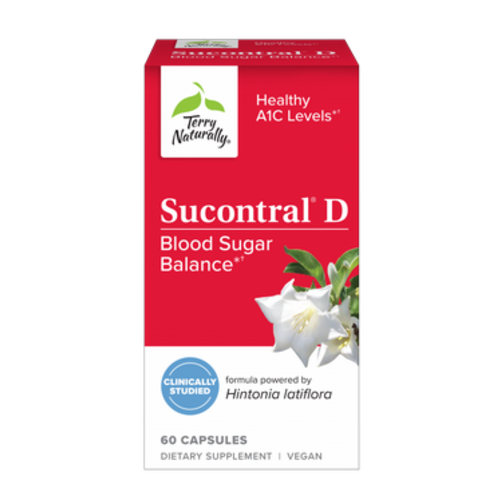 Terry Naturally Sucontral D Blood Sugar Balance, 60cp.