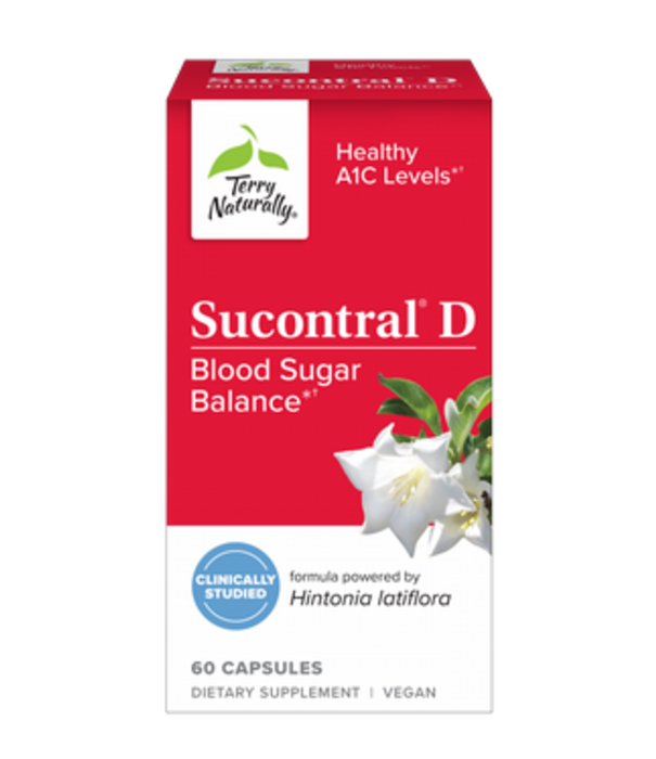 Terry Naturally Sucontral D Blood Sugar Balance, 60cp.