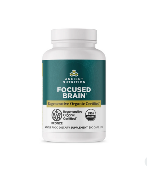 Ancient Nutrition ROC Herbals Focused Brain, 90ct