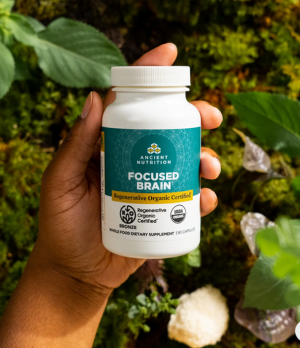 Ancient Nutrition ROC Herbals Focused Brain, 90ct