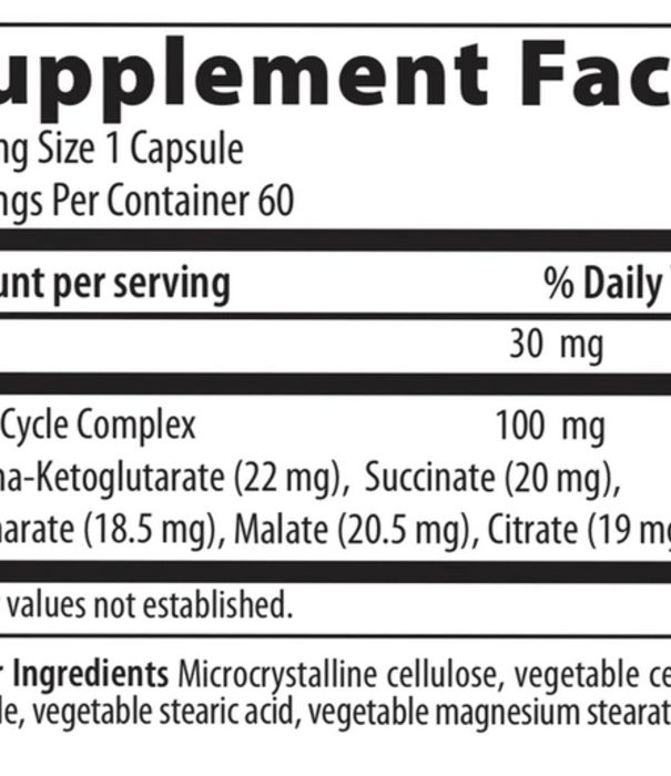 Vibrant Health Krebs Zinc, 60vc