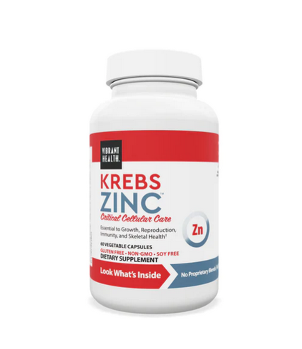 Vibrant Health Krebs Zinc, 60vc