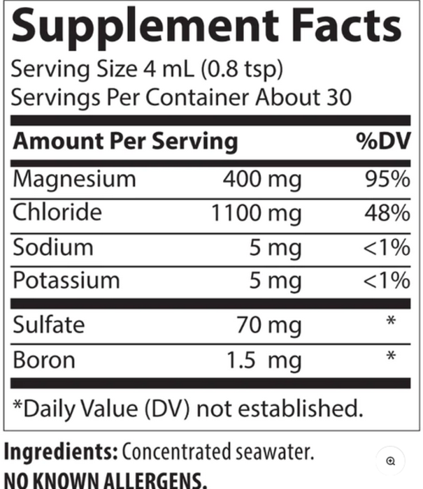 Trace Minerals Liquid Mega-Mag 400mg, 4oz