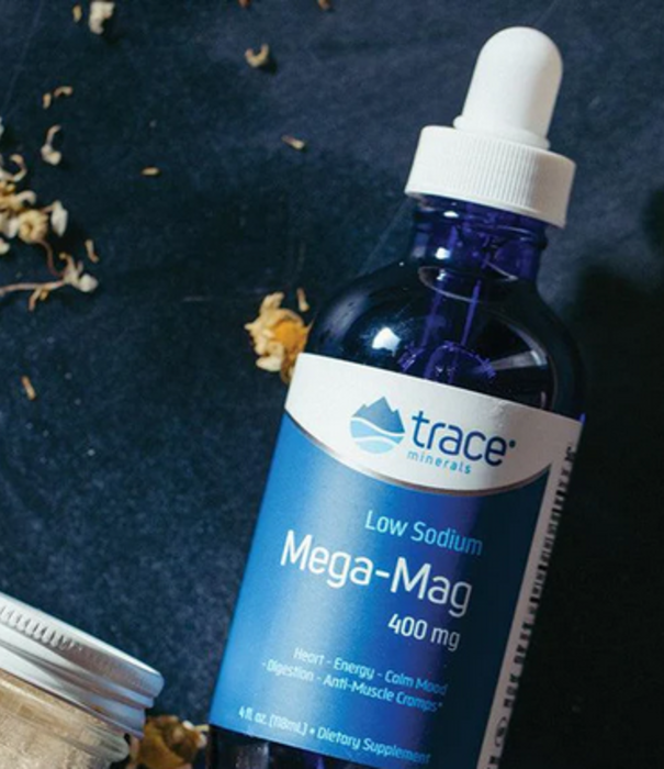 Trace Minerals Liquid Mega-Mag 400mg, 4oz