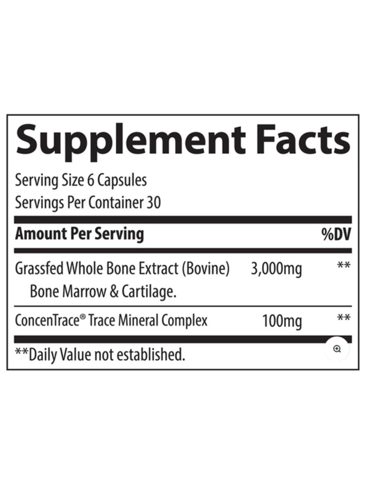 Trace Minerals Bone & Marrow, 180cp