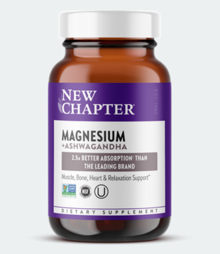 New Chapter Magnesium + Ashwagandha, 60ct