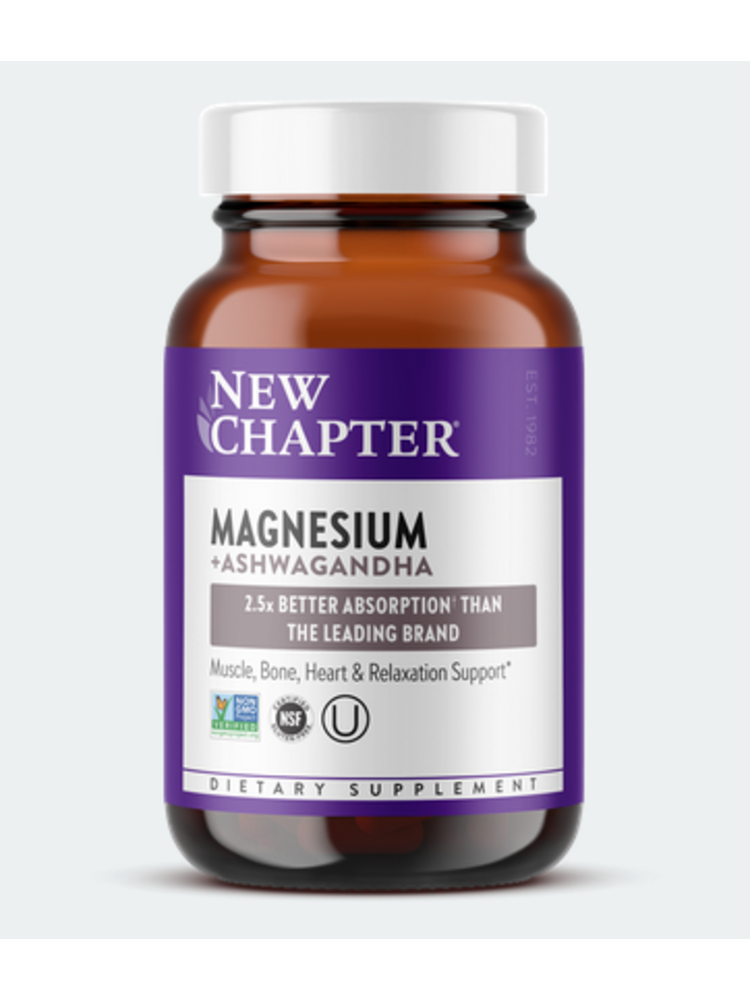 NEW CHAPTER New Chapter Magnesium + Ashwagandha, 60ct