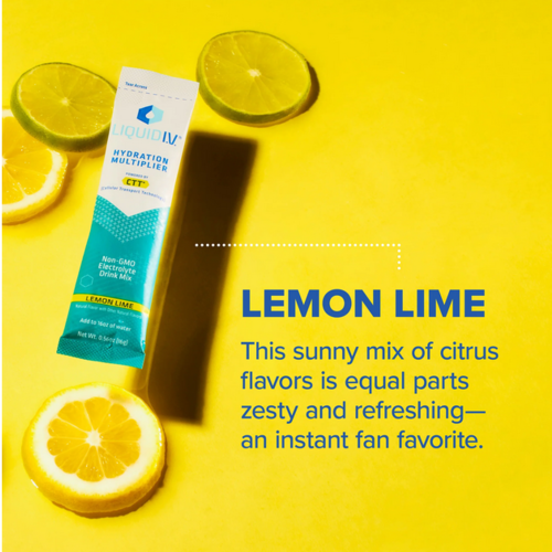 Liquid IV Electrolyte Drink Mix, Lemon Lime, Single