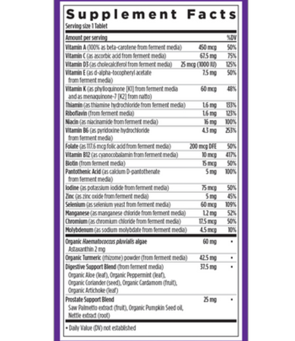 NEW CHAPTER New Chapter Every Man's One Daily 55+, 96t