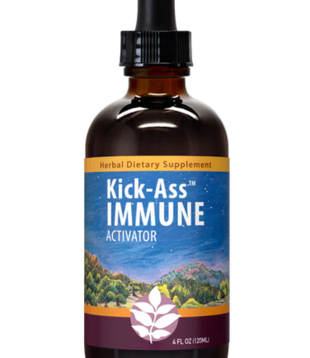 WishGarden Herbs Kick-Ass Immune, 4oz dropper