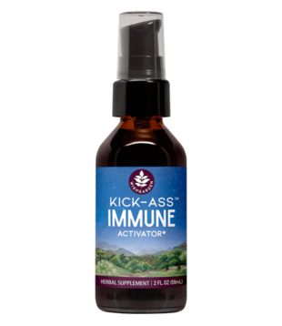 WishGarden Herbs Kick-Ass Immune, 2oz pump