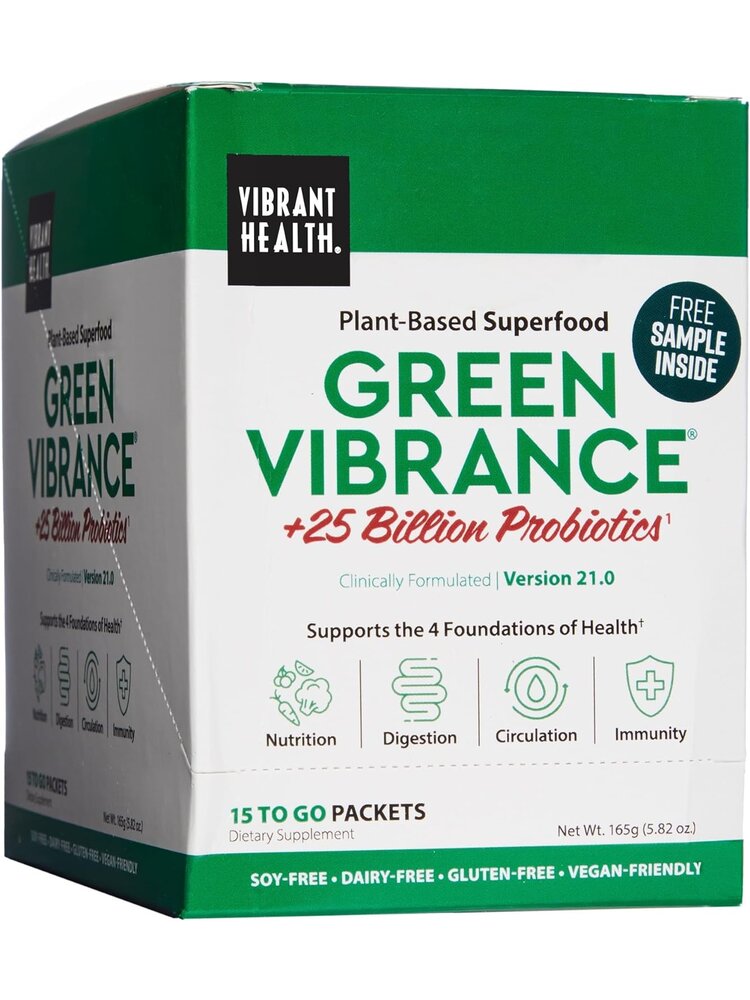 Vibrant Health Green Vibrance Box, 15 Packets