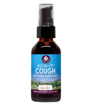 WishGarden Herbs Kick-It Cough, KIDS, 2oz pump