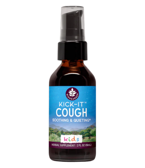 WishGarden Herbs Kick-It Cough, KIDS, 2oz pump