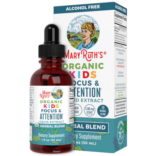 MaryRuth's Focus & Attention, Kid, Organic, 1oz.