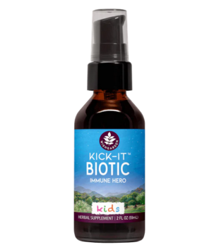 WishGarden Herbs Kick-It Biotic, KIDS, 2oz pump