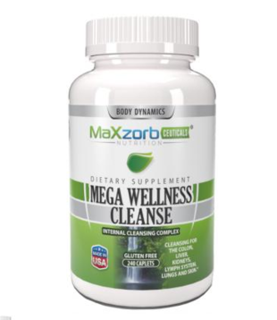 Body Dynamics Maxzorb Mega Wellness Cleanse, 240cap