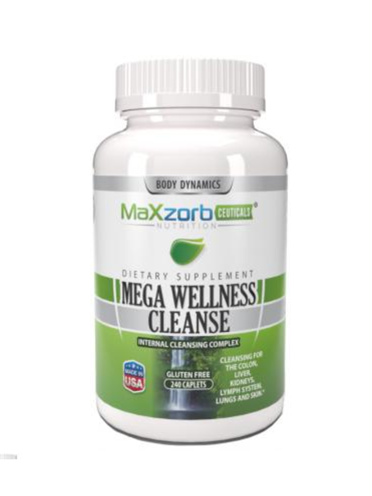 Body Dynamics Maxzorb Mega Wellness Cleanse, 240cap