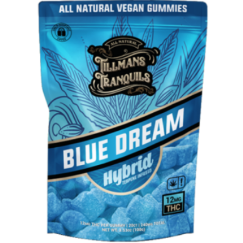 Tillman's Tranquils Tillman's Tranquils D9 Gummies, Blue Dream, 12mg, 20ct