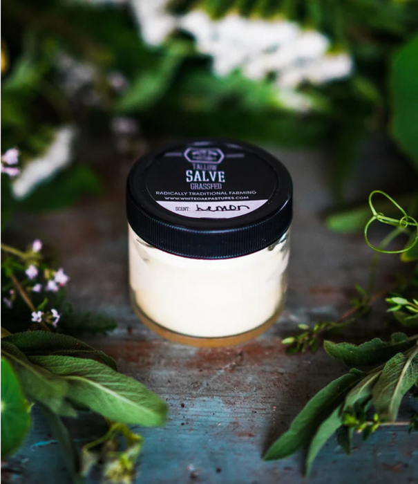 White Oak Pastures Tallow Salve, Non-Scented