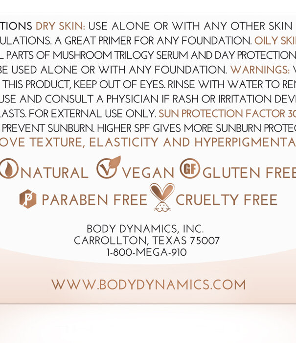 Body Dynamics Skin Drink Day Complex SPF 30, 1oz