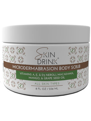 Body Dynamics Skin Drink Microdermabrasion Body Scrub, 8oz