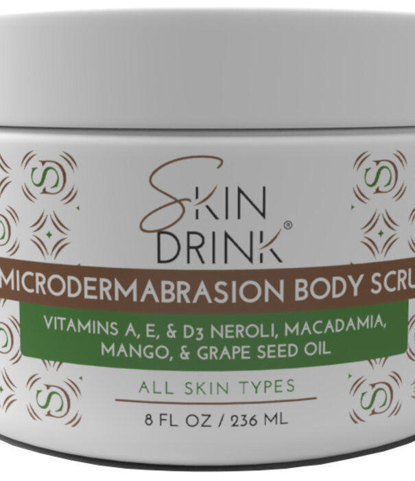 Body Dynamics Skin Drink Microdermabrasion Body Scrub, 8oz