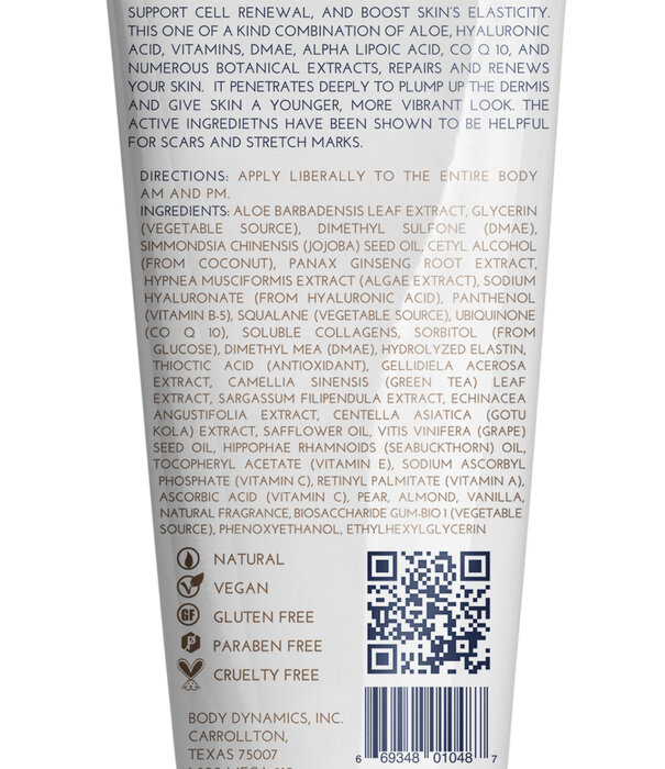 Body Dynamics Skin Drink Skin Quench Body Firmer, 8oz