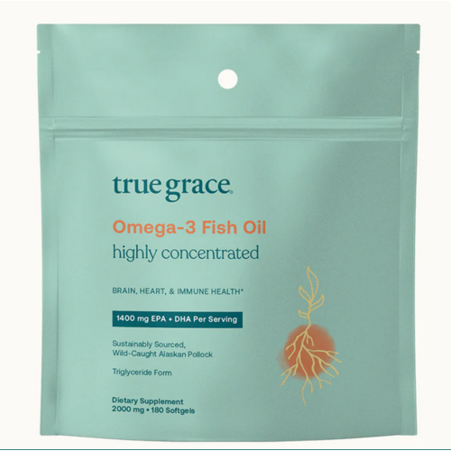 True Grace Omega-3 Fish Oil, Refill 180ct