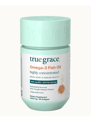 True Grace Omega-3 Fish Oil, 60ct