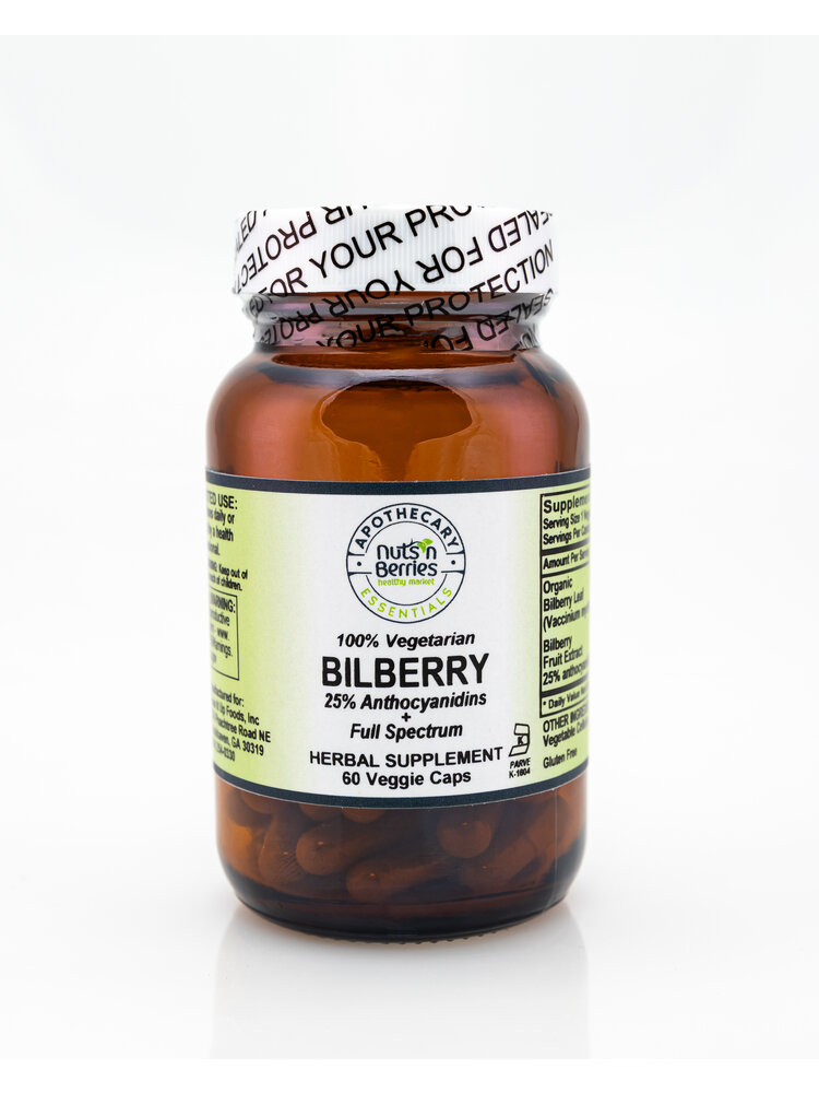 Apothecary Essentials Bilberry, 60vc